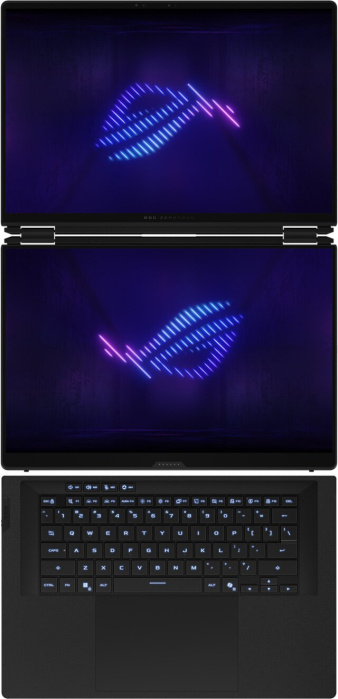 Laptop ASUS ROG Zephyrus Duo 16, 16" 3K Touchscreen, Intel® Core™ Ultra 9 386H pana la 4.9 GHz, 32 GB RAM LPDDR5x 8533, 2 TB SSD, NVIDIA® GeForce® RTX 5090 24 GB, Windows 11 Pro, Stellar Grey [2]
