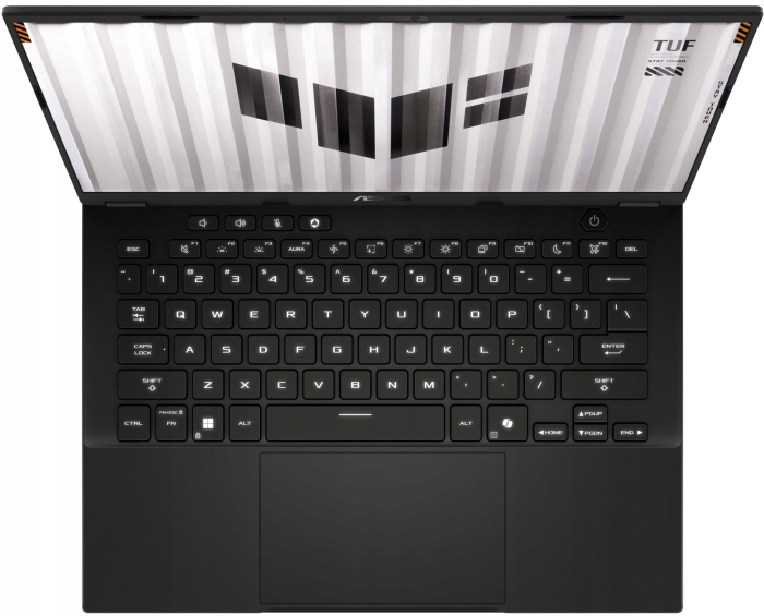 Laptop ASUS TUF Gaming A14, 14" 2.5K, AMD Ryzen™ 7 260 pana la 5.1 GHz, 16 GB RAM LPDDR5x 7500, 512 GB SSD, NVIDIA® GeForce® RTX 5060 8 GB, Free Dos, Jaegar Gray [4]