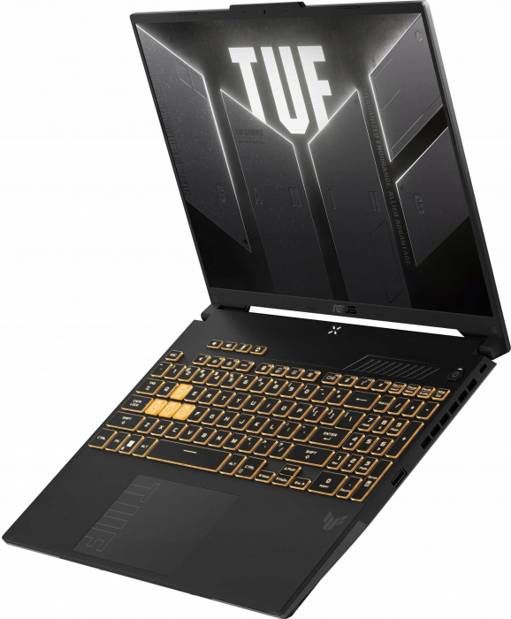 Laptop ASUS TUF Gaming F16, 16" Full HD+, Intel® Core™ 5 210H pana la 4.8 GHz, 16 GB RAM DDR5 5600, 512 GB SSD, NVIDIA® GeForce® RTX 4050 6 GB, Windows 11 Home, Mecha Grey [5]