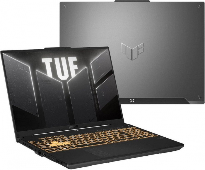 Laptop ASUS TUF Gaming F16, 16" Full HD+, Intel® Core™ 5 210H pana la 4.8 GHz, 16 GB RAM DDR5 5600, 512 GB SSD, NVIDIA® GeForce® RTX 4050 6 GB, Windows 11 Home, Mecha Grey [6]