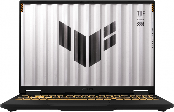 Laptop ASUS TUF Gaming F16, 16" WUXGA, Intel® Core™ i7 14650HX pana la 5.2 GHz, 16 GB RAM DDR5 5600, 1 TB SSD, NVIDIA® GeForce® RTX 5060 8 GB, Free Dos, Jaeger Gray [1]