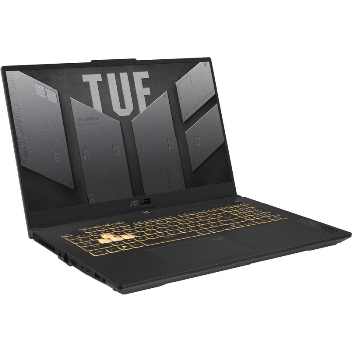 Laptop ASUS TUF Gaming F17, 17.3" Full HD, Intel® Core™ 5 210H pana la 4.8 GHz, 16 GB RAM DDR4 3200, 512 GB SSD, nVidia® GeForce® RTX 3050 6 GB, Free Dos, Mecha Gray [2]