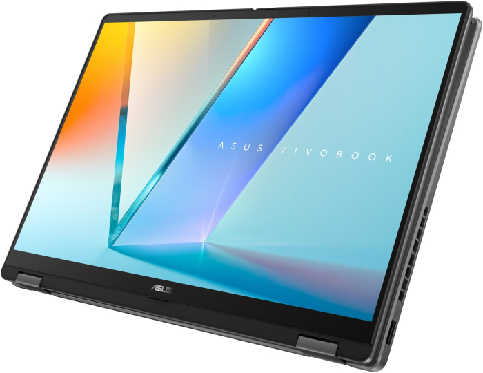 Laptop ASUS Vivobook 14 Flip, 14" WUXGA Touchscreen, Intel® Core™ Ultra 5 226V pana la 4.5 GHz, 16 GB RAM LPDDR5x, 512 GB SSD, Windows 11 Home, Matte Grey [4]