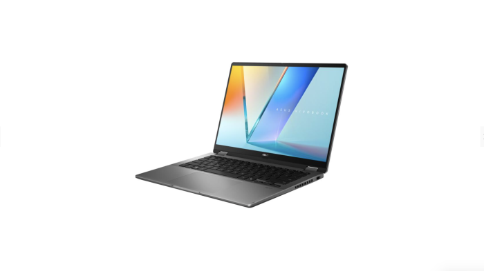 Laptop ASUS Vivobook 14 Flip, 14" WUXGA Touchscreen, Intel® Core™ Ultra 7 258V pana la 4.8 GHz, 32 GB RAM LPDDR5x, 1 TB SSD, Windows 11 Pro, Grey [3]