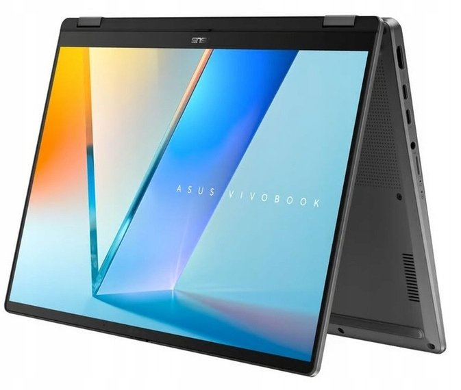 Laptop ASUS Vivobook 14 Hybrid (2-in-1), 14" WUXGA Touchscreen, Intel® Core™ Ultra 7 256V pana la 4.8 GHz, 16 GB RAM LPDDR5x, 1 TB SSD, Intel Arc Graphics, Windows 11 Home, Matte Gray [2]