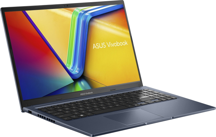 Laptop ASUS Vivobook 15, 15.6" Full HD, AMD Ryzen™ 5 7430U pana la 4.3 GHz, 16 GB RAM DDR4, 512 GB SSD, AMD Radeon Graphics, Free Dos, Quiet Blue [2]