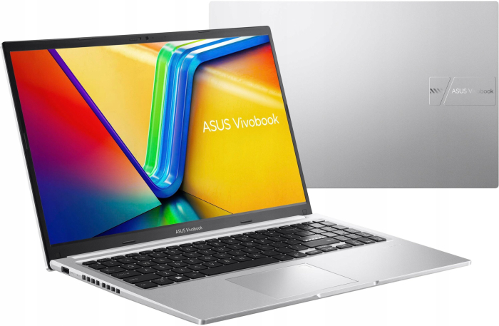 Laptop ASUS Vivobook 15, 15.6" Full HD, AMD Ryzen™ 5 7430U pana la 4.3 GHz, 16 GB RAM DDR4, 512 GB SSD, AMD Radeon Graphics, Windows 11 Home, Cool Silver [8]