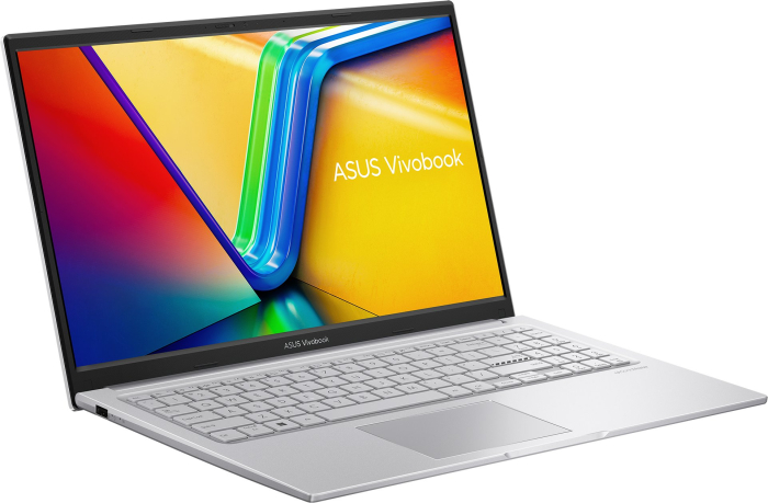 Laptop ASUS Vivobook 15, 15.6" Full HD, Intel® Core™ i3 1315U pana la 4.5 GHz, 16 GB RAM DDR4, 512 GB SSD, Intel® UHD Graphics, Free Dos, Cool Silver [2]