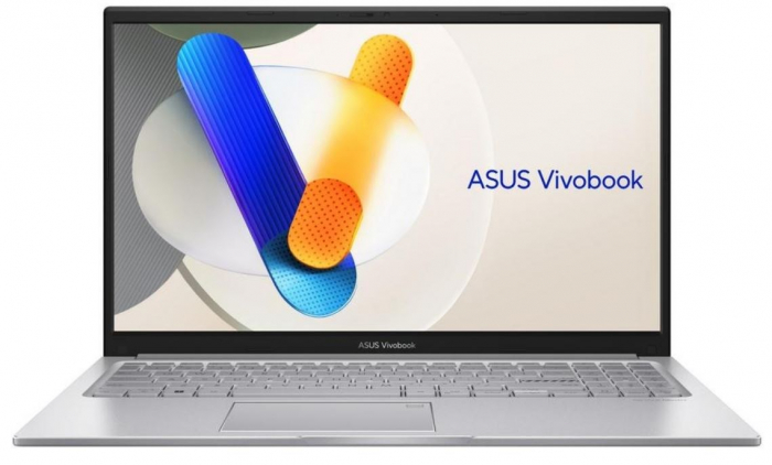 Laptop ASUS Vivobook 15, 15.6" Full HD, Intel Core i3 1315U pana la 4.5 GHz, 16 GB RAM DDR4, 512 GB SSD, Intel® UHD Graphics, Windows 11 Home, Cool Silver [1]