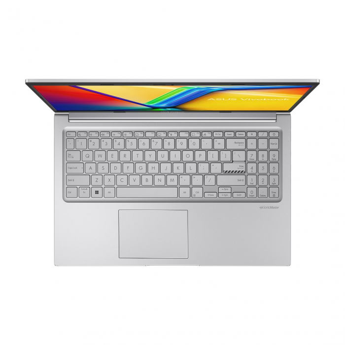 Laptop ASUS Vivobook 15, 15.6" Full HD, Intel® Core™ i5 1334U pana la 4.6 GHz, 16 GB RAM DDR4, 512 GB SSD, Intel Iris Xᵉ Graphics, Free Dos, Cool Silver [4]