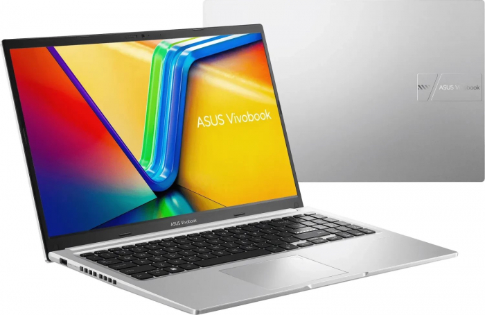 Laptop ASUS Vivobook 15, 15.6" Full HD, Intel® Core™ i5 13420H pana la 4.6 GHz, 16 GB RAM DDR4, 512 GB SSD, Intel® UHD Graphics, Windows 11 Home, Cool Silver [8]