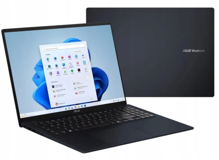 Laptop ASUS VivoBook 16, 16" WUXGA, AMD Ryzen™ AI 7 445 pana la 4.6 GHz, 16 GB RAM DDR5, 512 GB SSD, AMD Radeon, Windows 11 Home, Quiet Blue [8]