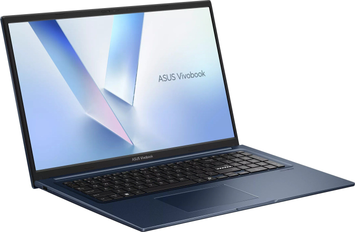 Laptop ASUS VivoBook 17, 17.3" Full HD, Intel® Core™ 7 350 pana la 4.8 GHz, 16 GB RAM DDR5, 512 GB SSD, Intel® Graphics, Free Dos, Quiet Blue [2]