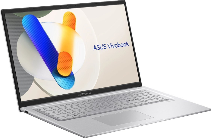 Laptop ASUS Vivobook 17, 17.3" Full HD, Intel® Core™ i5 120U pana la 5 GHz, 16 GB RAM DDR4, 512 GB SSD, Intel Graphics, Free Dos, Cool Silver [2]