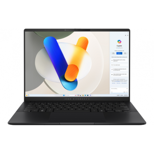 Laptop ASUS Vivobook S 14, 14" WUXGA, Intel® Core™ Ultra 7 155H pana la 4.8 GHz, 16 GB RAM LPDDR5x, 512 GB SSD, Intel Arc Graphics, Windows 11 Pro, Neutral Black [1]