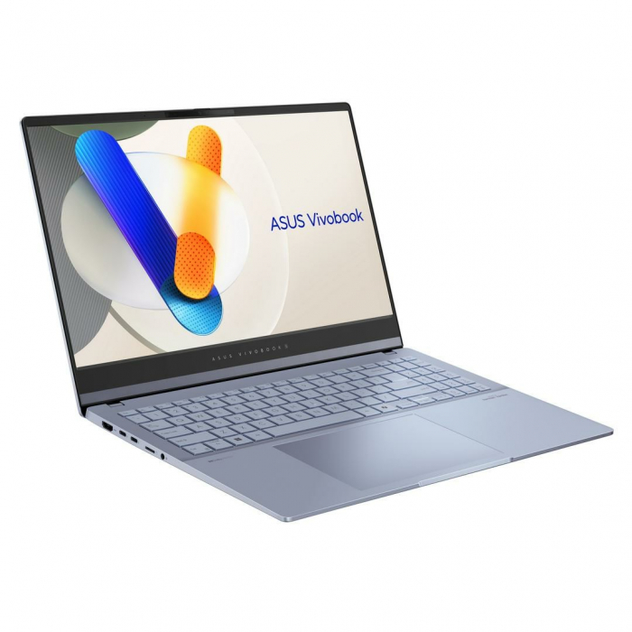 Laptop ASUS Vivobook S 15, 15.6" 3K, Intel® Core™ Ultra 7 155H pana la 4.8 GHz, 16 GB RAM LPDDR5x, 1 TB SSD, Intel Arc Graphics, Harman Kardon, Windows 11 Home, Mist Blue [2]