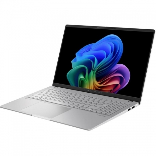 Laptop ASUS VivoBook S 15, 15.6" 3K, Qualcomm Snapdragon X Elite X1E-78-100, 32 GB RAM LPDDR5x, 1 TB SSD, Qualcomm Adreno, Windows 11 Pro, Silver [2]