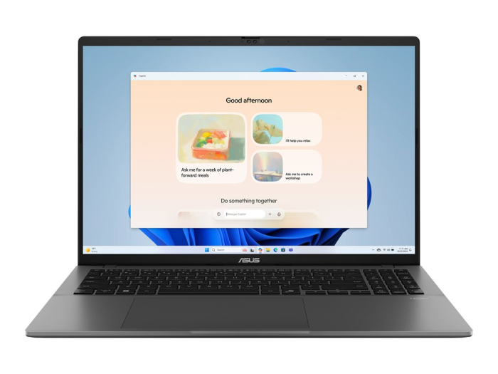 Laptop ASUS Vivobook S 16, 16" WUXGA, AMD Ryzen™ 7 260 pana la 5.1 GHz, 16 GB RAM DDR5, 1 TB SSD, AMD Radeon 780M, Free Dos, Gray [1]