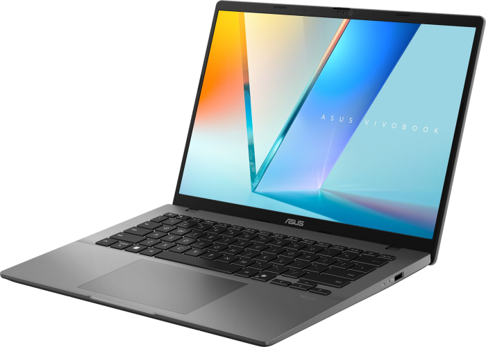 Laptop ASUS VivoBook S14, 14" WUXGA, AMD Ryzen™ 5 220 pana la 4.9 GHz, 16 GB RAM DDR5, 512 GB SSD, AMD Radeon, Free Dos, Matte Grey [3]