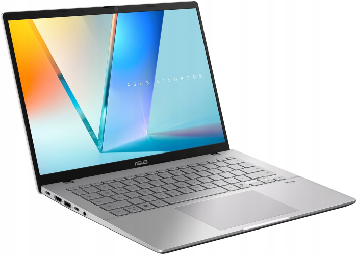 Laptop ASUS VivoBook S14, 14" WUXGA, AMD Ryzen™ AI 7 445 pana la 4.6 GHz, 16 GB RAM DDR5, 512 GB SSD, AMD Radeon Graphics, Windows 11 Home, Cool Silver [2]