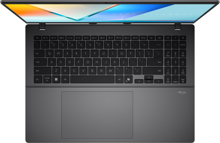 Laptop ASUS Vivobook S16, 16" WUXGA, AMD Ryzen™ 5 200 pana la 4.9 GHz, 16 GB RAM DDR5, 512 GB SSD, AMD Radeon 740M, Free Dos, Matte Gray [4]