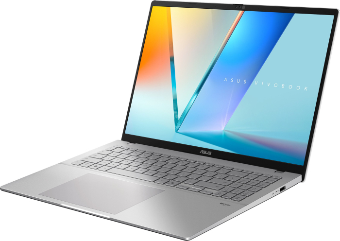Laptop ASUS Vivobook S16, 16" WUXGA, AMD Ryzen™ 5 220 pana la 4.9 GHz, 16 GB RAM DDR5, 512 GB SSD, AMD Radeon Graphics, Free Dos, Cool Silver [3]
