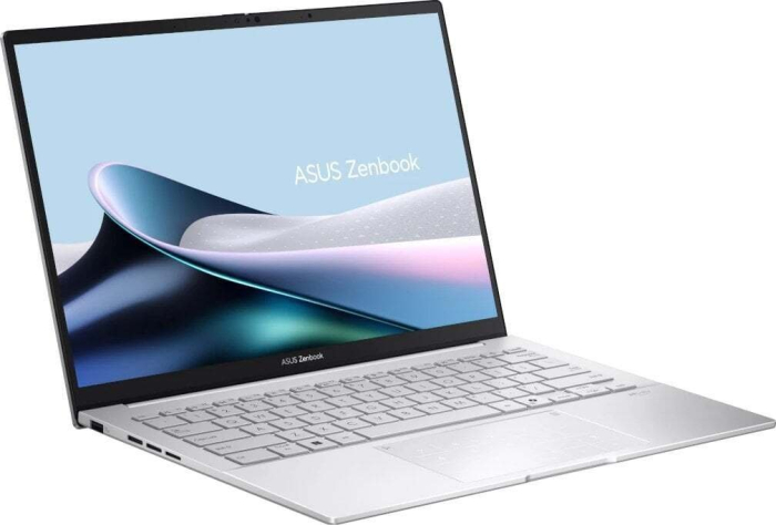 Laptop ASUS ZenBook 14, 14" WUXGA, Intel® Core™ Ultra 5 225H pana la 4.9 GHz, 16 GB RAM LPDDR5x, 512 GB SSD, Intel Arc Graphics, Windows 11 Home, Foggy Silver [2]