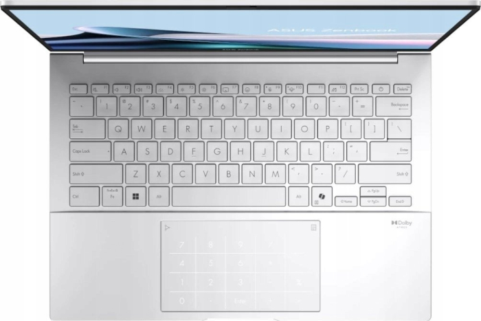 Laptop ASUS ZenBook 14, 14" WUXGA, Intel® Core™ Ultra 5 225H pana la 4.9 GHz, 16 GB RAM LPDDR5x, 512 GB SSD, Intel Arc Graphics, Windows 11 Home, Foggy Silver [4]