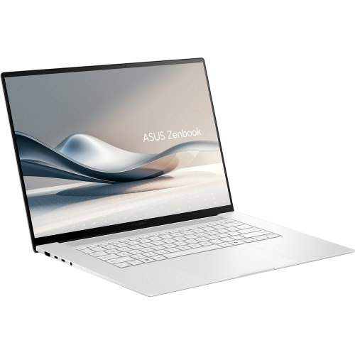 Laptop ASUS Zenbook S16, 16" 3K Touchscreen, AMD Ryzen™ AI 9 HX 370 pana la 5.1 GHz, 32 GB RAM LPDDR5x, 1 TB SSD, AMD Radeon 890M, Windows 11 Pro, Scandinavian White [2]