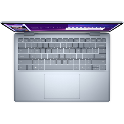 Laptop DELL 14 Plus Hybrid (2-in-1), 14" Full HD+ Touchscreen, Intel® Core™ Ultra 7 256V pana la 4.8 GHz, 16 GB RAM LPDDR5x, 512 GB SSD, Intel Arc Graphics, Windows 11 Home, Ice Blue [5]