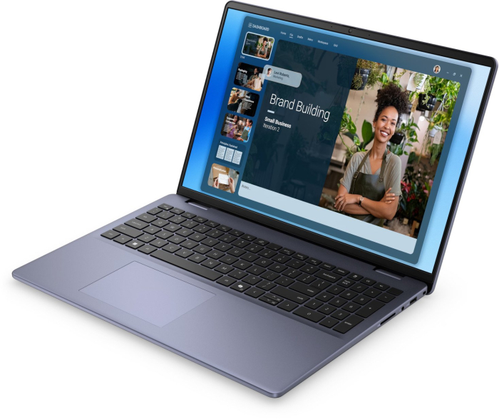 Laptop DELL DC16251, 16" Full HD+, Intel® Core™ 5 120U pana la 5 GHz, 16 GB RAM DDR5, 512 GB SSD, Intel® Graphics, Windows 11 Pro, Platinum [3]