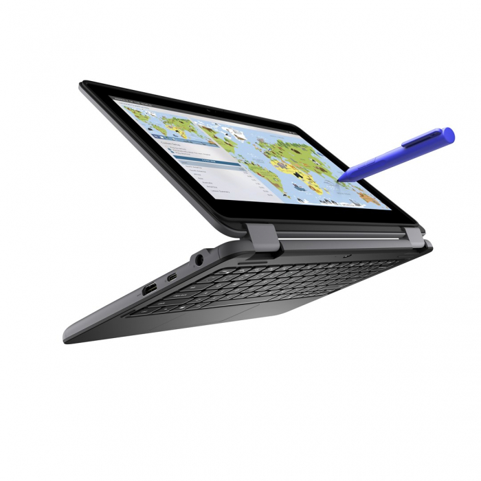 Laptop DELL Latitude 3120 Hybrid, 11.6" HD, Intel® Pentium® N6000 pana la 3.3 GHz, 8 GB RAM LPDDR4 2933, 128 GB SSD, Intel® UHD Graphics, Windows 11 Pro, Grey [4]