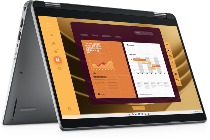 Laptop DELL Latitude L13, 13.3" Full HD Touchscreen, Intel® Core™ Ultra 5 135U pana la 4.4 GHz, 32 GB RAM LPDDR5x, 512 GB SSD, Intel® Graphics, Windows 11 Pro, Titan Gray [2]