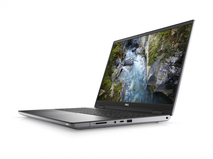 Laptop DELL Precision 7670, 16" Full HD+, Intel® Core™ i5 12600HX pana la 4.6 GHz, 16 GB RAM DDR5 4800, 256 GB SSD, NVIDIA® RTX A1000 4 GB, Windows 11 Pro, Titan Grey [2]