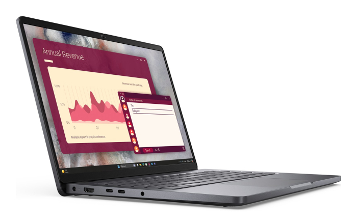 Laptop DELL Pro 14, 14" Full HD+, Intel® Core™ 7 150U pana la 5.4 GHz, 16 GB RAM DDR5 5200 MT/s, 512 GB SSD, Intel® Graphics, Windows 11 Pro, Black [2]