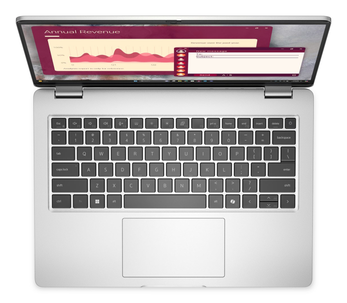 Laptop DELL Pro 14, 14" Full HD+, Intel® Core™ Ultra 7 265U pana la 5.3 GHz, 16 GB RAM DDR5, 512 GB SSD, Intel Graphics, Windows 11 Pro, Platinum [4]