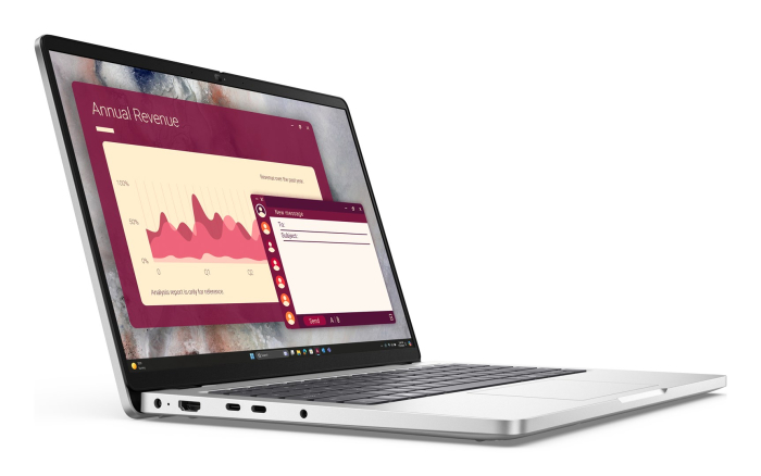 Laptop DELL Pro 14, 14" Full HD+, Intel® Core™ Ultra 7 265U pana la 5.3 GHz, 16 GB RAM DDR5, 512 GB SSD, Intel Graphics, Windows 11 Pro, Platinum [2]