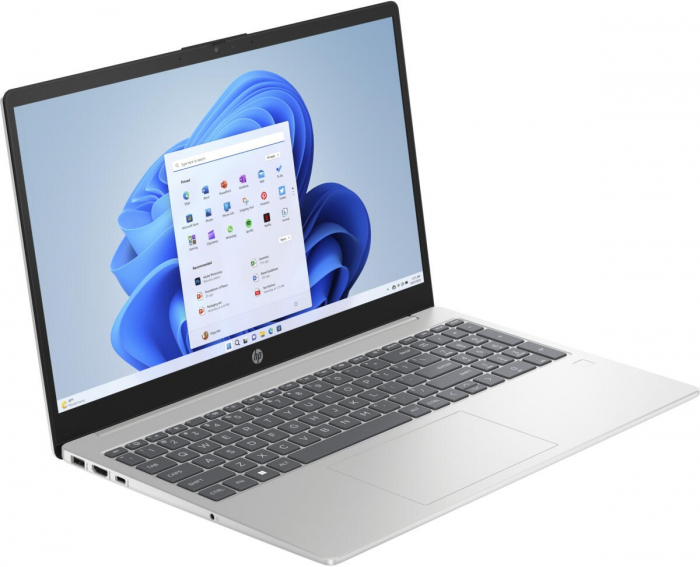 Laptop HP 15, 15.6" Full HD, Intel® Core™ i3 N305 pana la 3.8 GHz, 8 GB RAM DDR4 3200, 512 GB SSD, Intel® UHD Graphics, Windows 11 Home, Natural Silver [3]