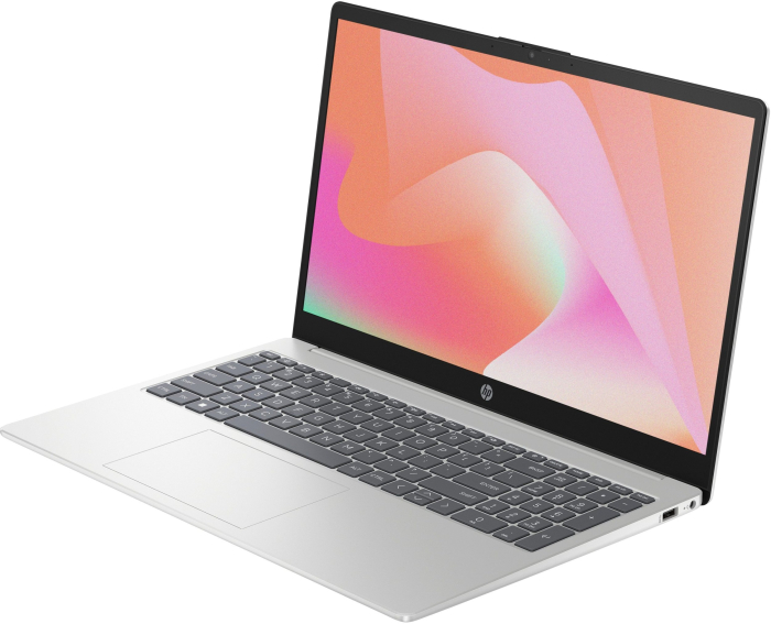 Laptop HP 15, 15.6" Full HD, Intel® Core™ Ultra 5 125H pana la 4.5 GHz, 24 GB RAM DDR5 5600, 512 GB SSD, Intel Arc Graphics, Free Dos, Natural Silver [3]