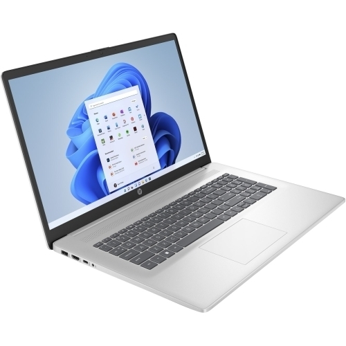 Laptop HP 17, 17.3" Full HD, AMD Ryzen™ 3 7320U pana la 4.1 GHz, 8 GB RAM LPDDR5 5500, 512 GB SSD, AMD Radeon Graphics, Windows 11 Home, Silver [3]