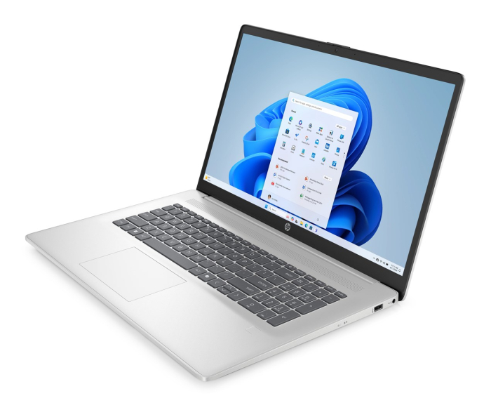 Laptop HP 17, 17.3" Full HD, AMD Ryzen™ 5 7520U pana la 4.3 GHz, 8 GB RAM LPDDR5 5500, 512 GB SSD, AMD Radeon Graphics, Windows 11 Home, Natural Silver [3]