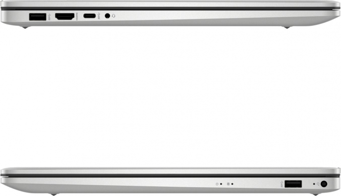Laptop HP 17, 17.3" Full HD, Intel® Core™ 5 120U pana la 5 GHz, 16 GB RAM DDR4 3200, 512 GB SSD, Intel Graphics, Windows 11 Home, Natural Silver [4]