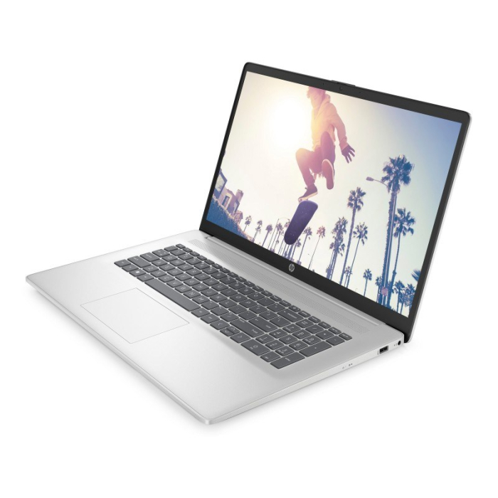 Laptop HP 17, 17.3" Full HD, Intel® Core™ 7 150U pana la 5.4 GHz, 16 GB RAM DDR4 3200, 512 GB SSD, Intel Graphics, Windows 11 Home, Natural Silver [3]