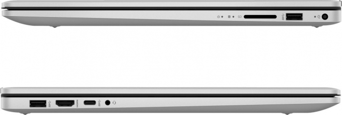 Laptop HP 17, 17.3" Full HD, Intel® Core™ i5 1235U pana la 4.4 GHz, 8 GB RAM DDR4 3200, 512 GB SSD, Intel Iris Xᵉ Graphics, Windows 11 Home, Natural Silver [4]