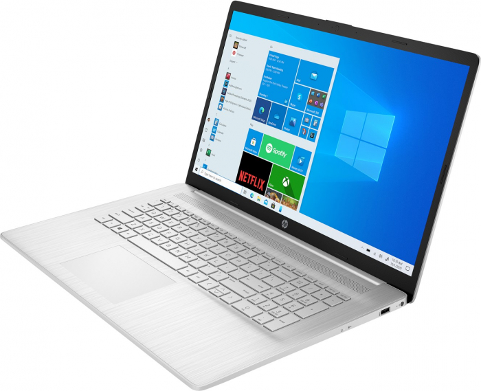 Laptop HP 17, 17.3" Full HD, Intel® Core™ i5 1335U pana la 4.6 GHz, 12 GB RAM DDR4 3200, 512 GB SSD, Intel Iris Xᵉ Graphics, Windows 11 Home, Natural Silver [3]