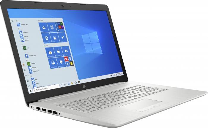 Laptop HP, 17.3" Full HD, i5 10210U   pana la 4.2 GHz , 12 GB RAM, 1 TB HDD, Windows 10 Home, Silver [2]