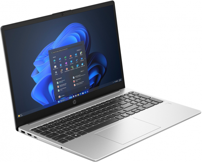 Laptop HP 255 G10, 15.6" Full HD, AMD Ryzen™ 7 7735U pana la 4.7 GHz, 16 GB RAM DDR5 4800, 512 GB SSD, AMD Radeon Graphics, Windows 11 Home, Turbo Silver [2]