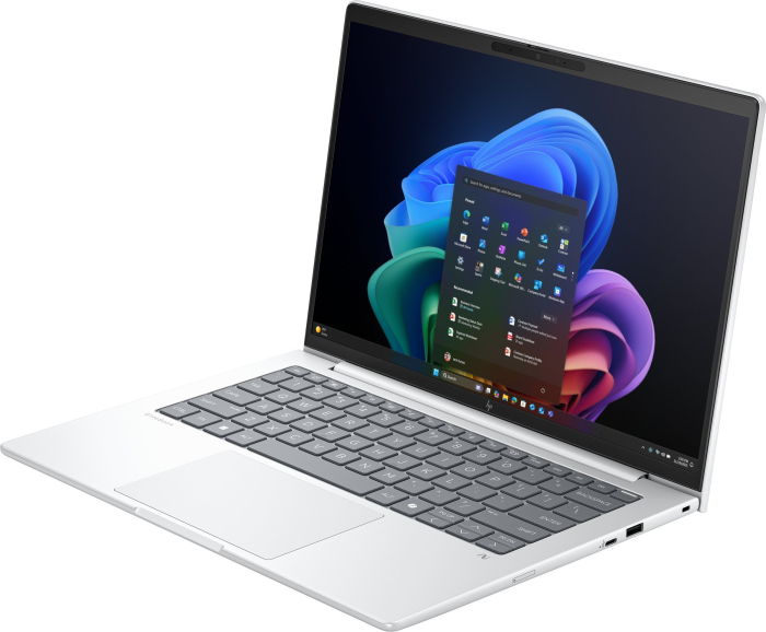 Laptop HP EliteBook 8 G1a, 14" WUXGA, AMD Ryzen™ AI 7 PRO 350 pana la 5 GHz, 32 GB RAM DDR5 5600, 1 TB SSD, AMD Radeon Graphics, Windows 11 Pro, Glacier Silver [3]