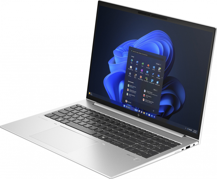 Laptop HP EliteBook 860 G11, 16" WUXGA, Intel® Core™ Ultra 7 155U pana la 4.8 GHz, 16 GB RAM DDR5 5600, 512 GB SSD, Intel Graphics, Windows 11 Pro, Silver [2]