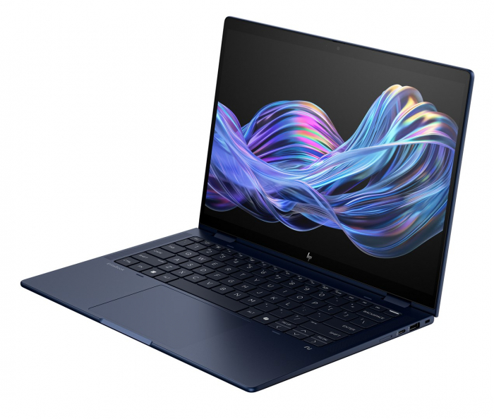 Laptop HP EliteBook X Flip G1i, 14" WUXGA Touchscreen, Intel® Core™ Ultra 5 228V pana la 4.5 GHz, 32 GB RAM, 512 GB SSD, Intel Arc 130V, Windows 11 Pro, Blue [4]